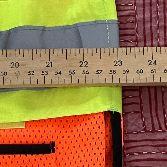 PIONEER Orange Safety Vest with Reflective Stripes - Picture 3 of 16